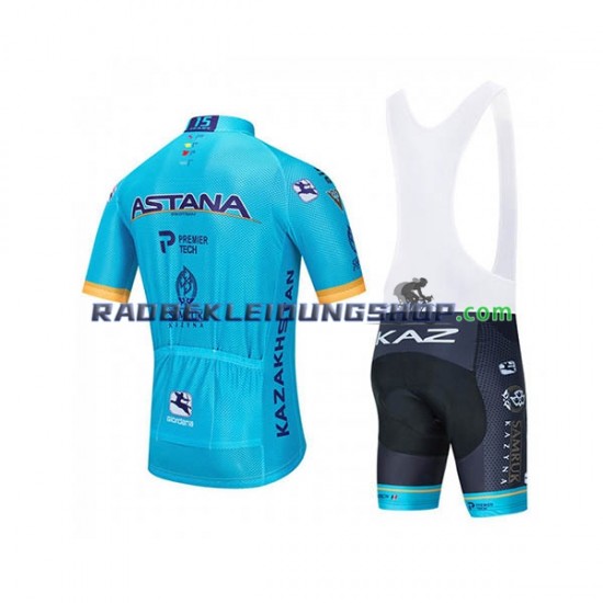 2020 Astana Pro Team Set(Radtrikot und Trägerhose) Herren N001