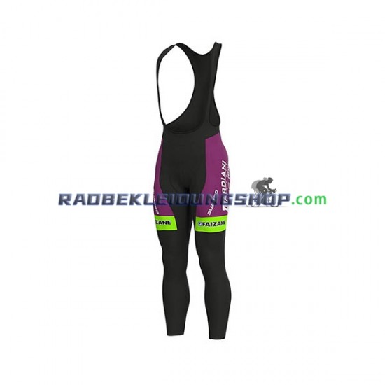 2020 Bardiani–CSF Set(Radtrikot Langarm und Trägerhose Lang) Herren N001