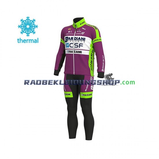 2020 Bardiani–CSF Thermo Set(Radtrikot und Trägerhose) Herren N001