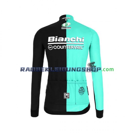 2020 Bianchi Countervail Set(Radtrikot Langarm und Trägerhose Lang) Herren N001