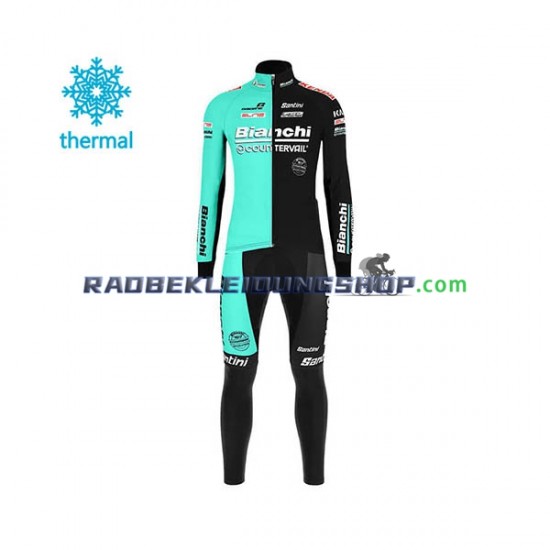 2020 Bianchi Countervail Thermo Set(Radtrikot und Trägerhose) Herren N001