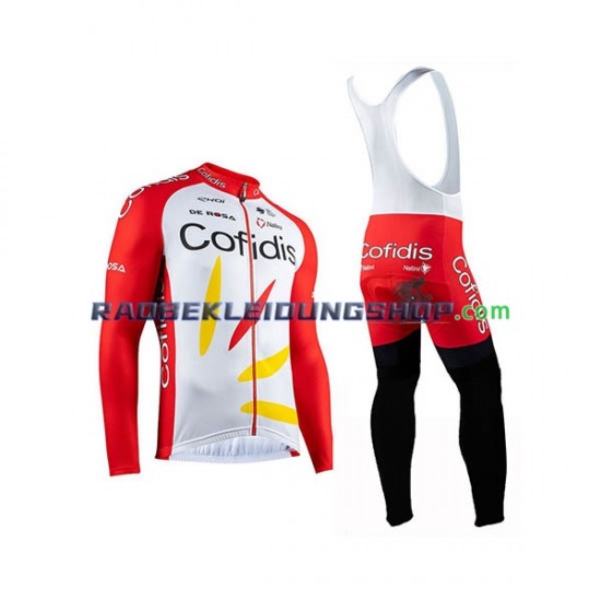 2020 Cofidis Pro Team Set(Radtrikot Langarm und Trägerhose Lang) Herren N001