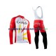 2020 Cofidis Pro Team Set(Radtrikot Langarm und Trägerhose Lang) Herren N001