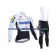 2020 Deceuninck–Quick-Step Set(Radtrikot Langarm und Trägerhose Lang) Herren N004