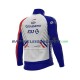 2020 Groupama–FDJ Set(Radtrikot Langarm und Trägerhose Lang) Herren N001