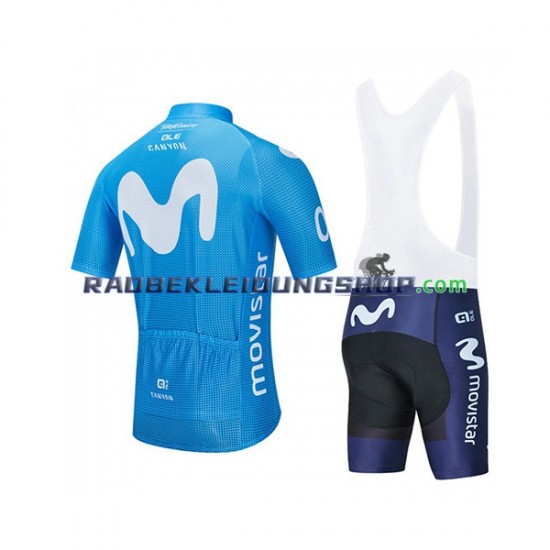 2020 Movistar Team Set(Radtrikot und Trägerhose) Herren N001