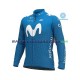 2020 Movistar Team Thermo Set(Radtrikot und Trägerhose) Herren N001