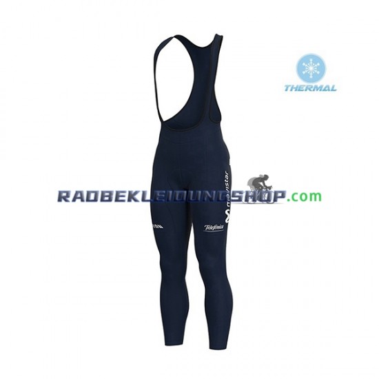 2020 Movistar Team Thermo Set(Radtrikot und Trägerhose) Herren N001