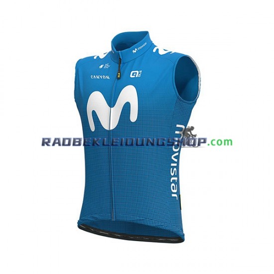 2020 Movistar Team Winddichte Radsportweste Herren N001