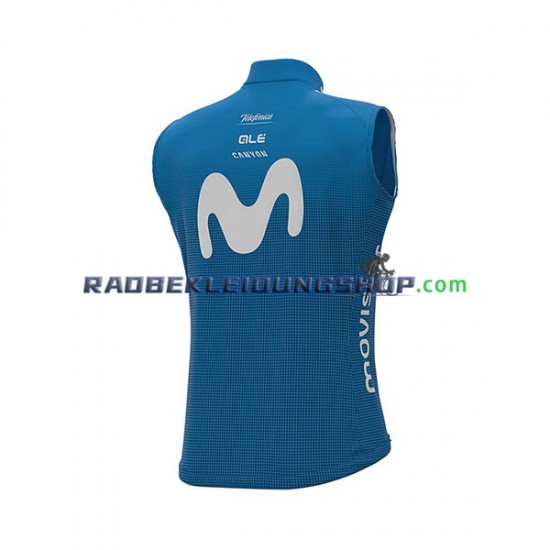 2020 Movistar Team Winddichte Radsportweste Herren N001