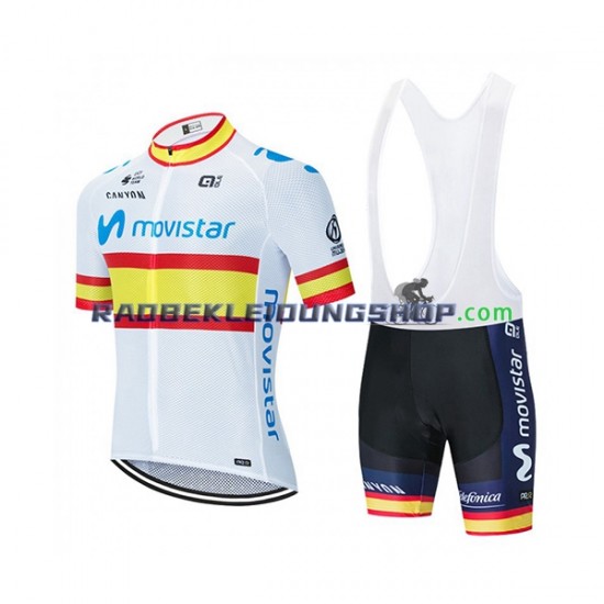 2020 Movistar Team Set(Radtrikot und Trägerhose) Herren N002