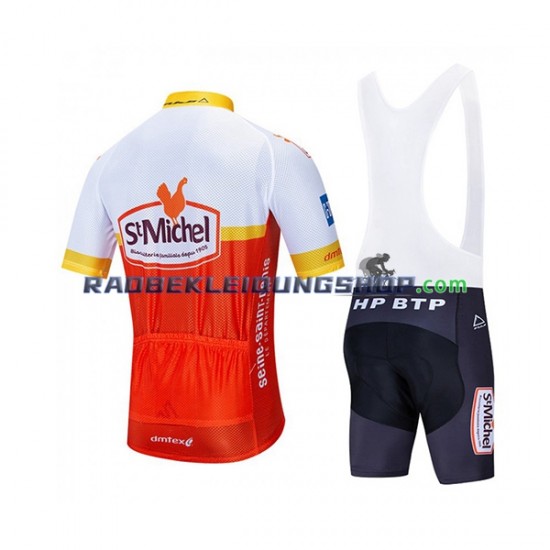 2020 St. Michel–Auber93 Set(Radtrikot und Trägerhose) Herren N001