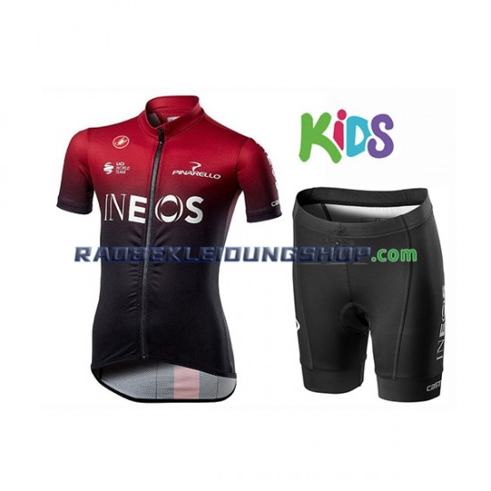 2020 TEAM INEOS Set(Radtrikot und Fahrradhose) Kinder N001