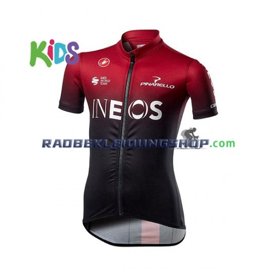 2020 TEAM INEOS Set(Radtrikot und Fahrradhose) Kinder N001