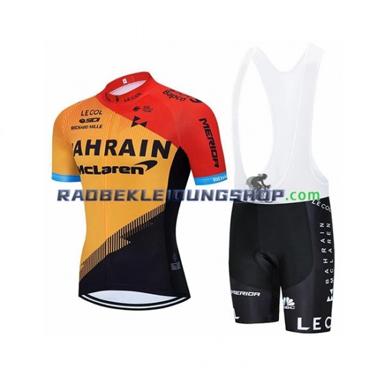 2020 Team Bahrain McLaren Set(Radtrikot und Trägerhose) Herren N001