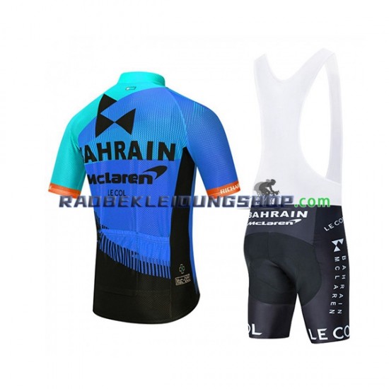 2020 Team Bahrain McLaren Set(Radtrikot und Trägerhose) Herren N002