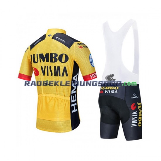 2020 Team Jumbo–Visma Set(Radtrikot und Trägerhose) Herren N001