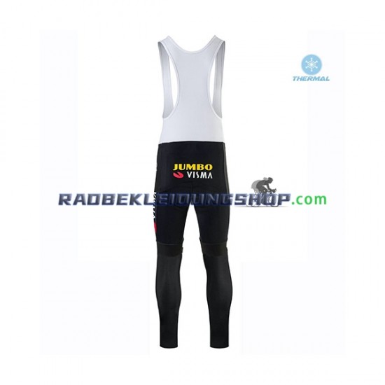 2020 Team Jumbo–Visma Thermo Set(Radtrikot und Trägerhose) Herren N001