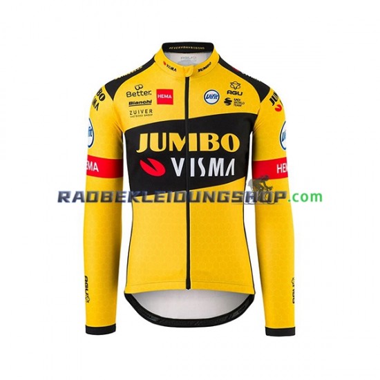 2020 Team Jumbo–Visma Rennradtrikot Langarm Herren N001