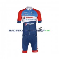 2020 Total Direct Energie Set(Radtrikot und Trägerhose) Herren N001