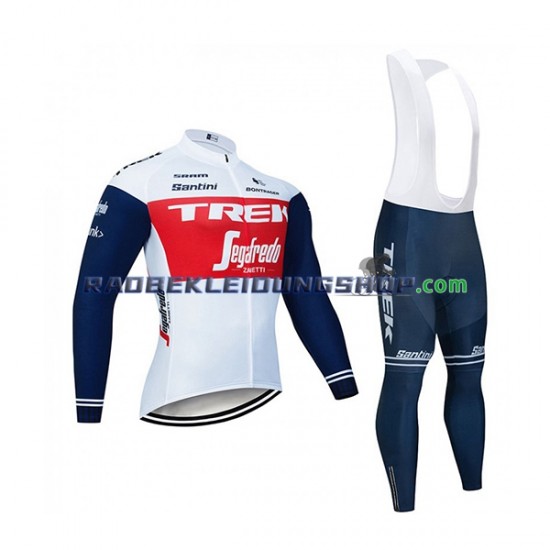 2020 Trek-Segafredo Set(Radtrikot Langarm und Trägerhose Lang) Herren N001