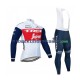 2020 Trek-Segafredo Set(Radtrikot Langarm und Trägerhose Lang) Herren N001