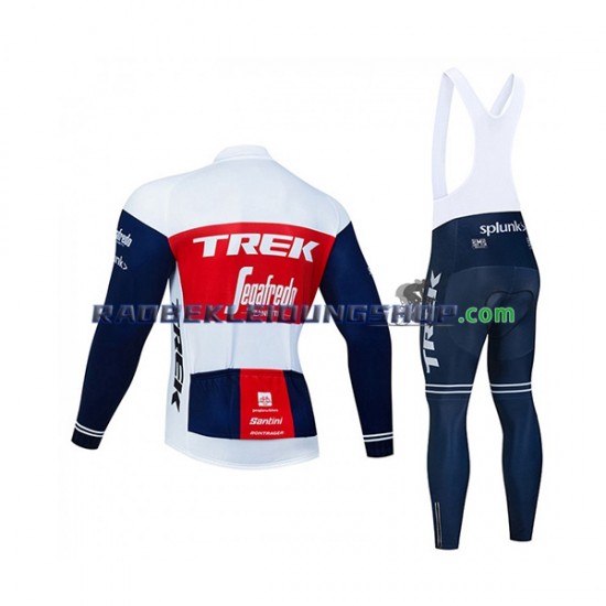 2020 Trek-Segafredo Set(Radtrikot Langarm und Trägerhose Lang) Herren N001