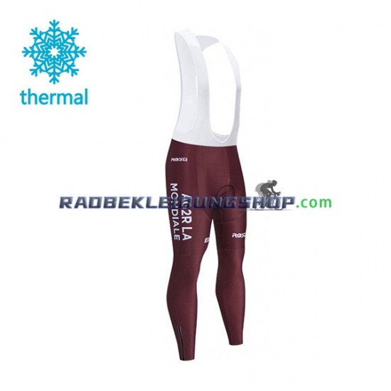 2021 AG2R Citroen Team Thermo Trägerhose Lang Herren N001