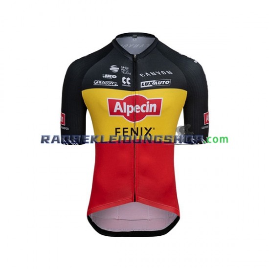 2021 Alpecin–Fenix Rennradtrikot Kurzarm Herren N001