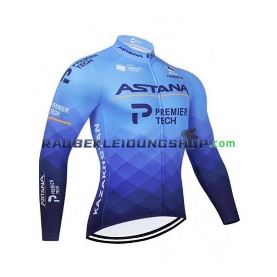 2021 Astana–Premier Tech Rennradtrikot Langarm Herren N001