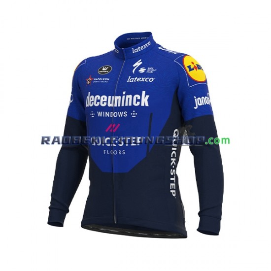 2021 Deceuninck-Quick-Step Rennradtrikot Langarm Herren N004