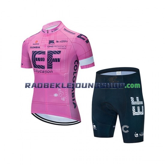 2021 EF Education-EasyPost Set(Radtrikot und Fahrradhose) Kinder N001