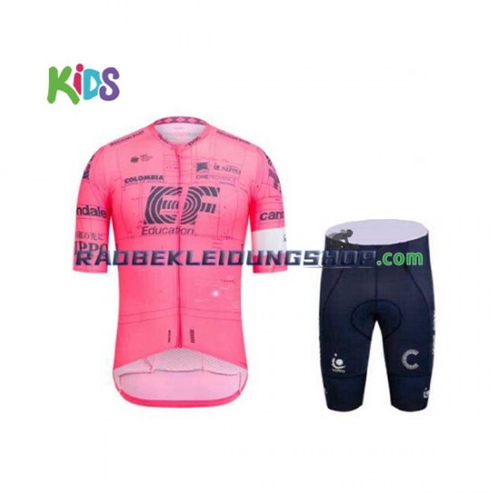 2021 EF Education–Nippo Set(Radtrikot und Fahrradhose) Kinder N001