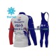 2021 Groupama-FDJ Thermo Set(Radtrikot und Trägerhose) Herren N001