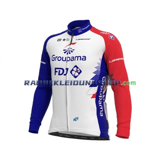 2021 Groupama-FDJ Rennradtrikot Langarm Herren N001