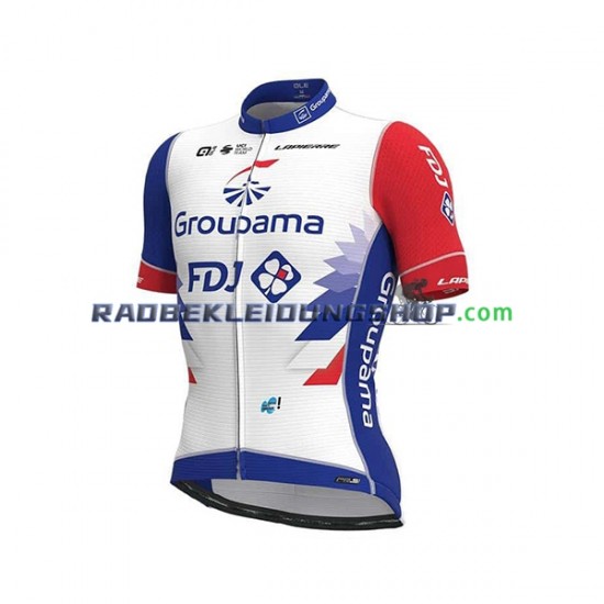 2021 Groupama-FDJ Rennradtrikot Kurzarm Herren N001