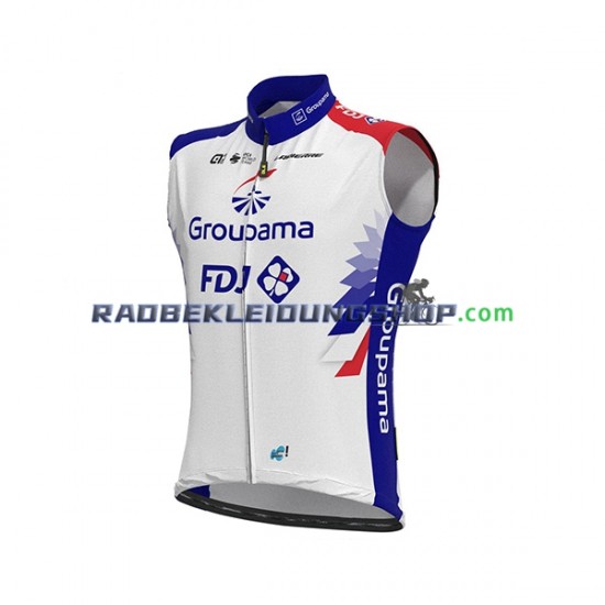 2021 Groupama-FDJ Winddichte Radsportweste Herren N001