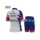 2021 Groupama-FDJ Set(Radtrikot und Fahrradhose) Kinder N001