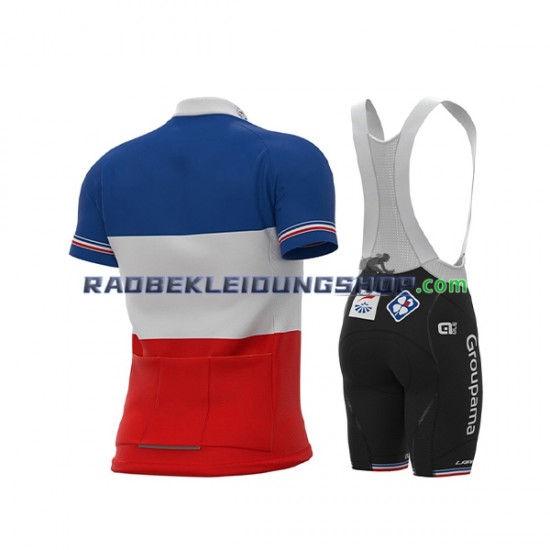 2021 Groupama-FDJ Set(Radtrikot und Trägerhose) Herren N003