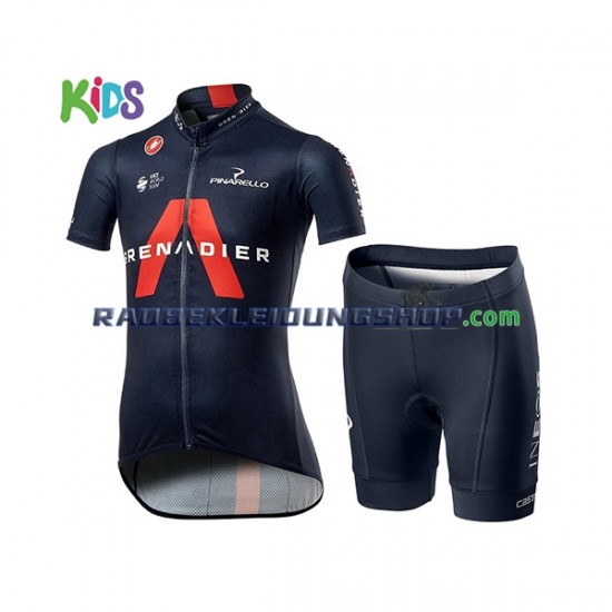 2021 Ineos Grenadiers Set(Radtrikot und Fahrradhose) Kinder N001