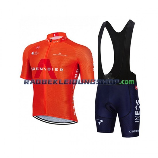 2021 Ineos Grenadiers Set(Radtrikot und Trägerhose) Herren N002