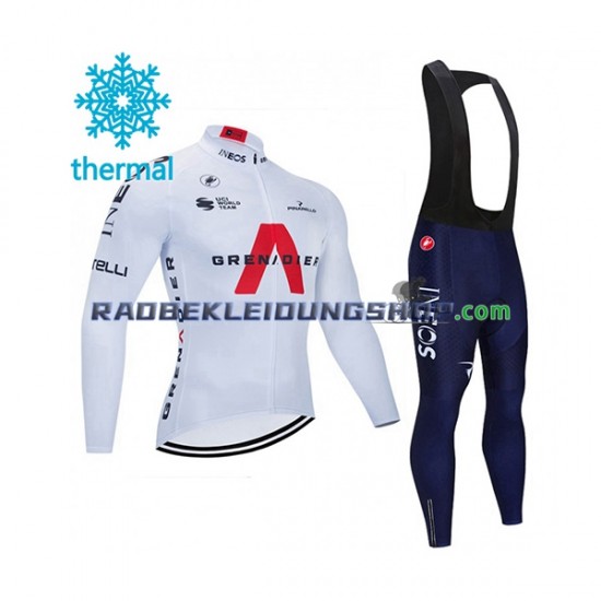 2021 Ineos Grenadiers Thermo Set(Radtrikot und Trägerhose) Herren N004