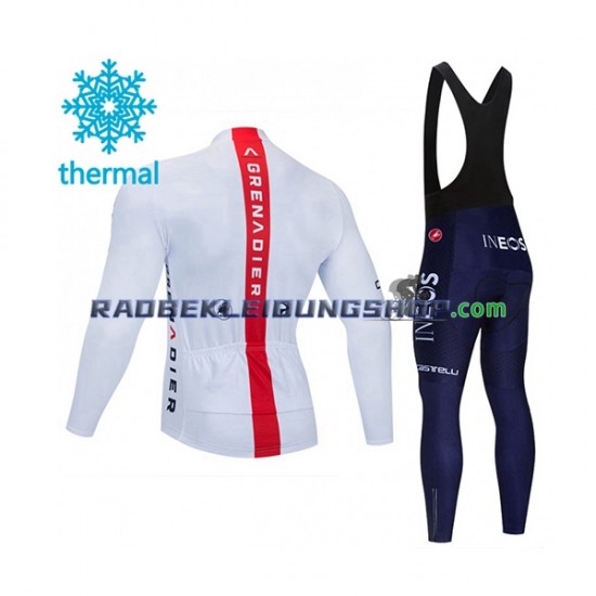 2021 Ineos Grenadiers Thermo Set(Radtrikot und Trägerhose) Herren N004