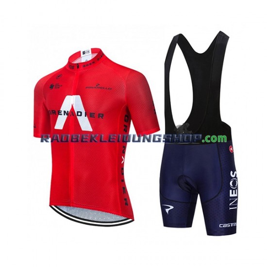 2021 Ineos Grenadiers Set(Radtrikot und Trägerhose) Herren N005