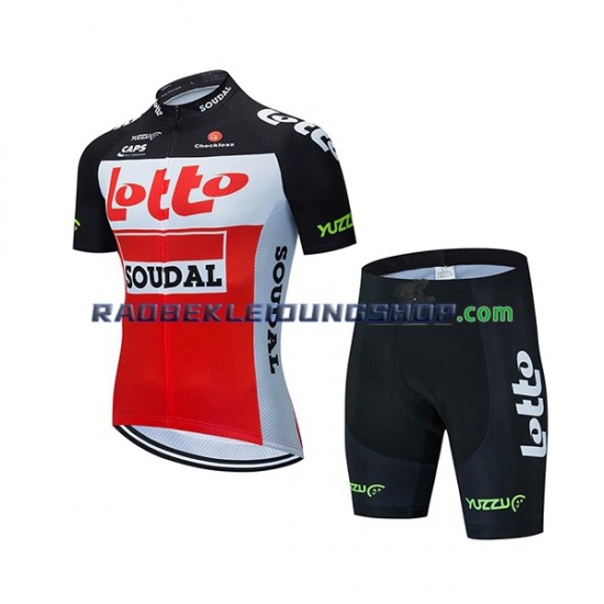 2021 Lotto Soudal Set(Radtrikot und Fahrradhose) Kinder N001