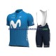 2021 Movistar Team Set(Radtrikot und Trägerhose) Herren N001