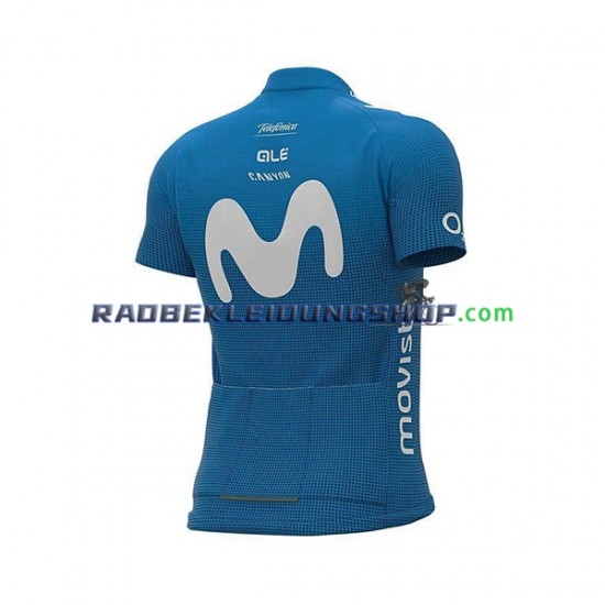 2021 Movistar Team Set(Radtrikot und Trägerhose) Herren N001