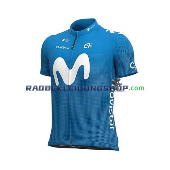 2021 Movistar Team Rennradtrikot Kurzarm Herren N001