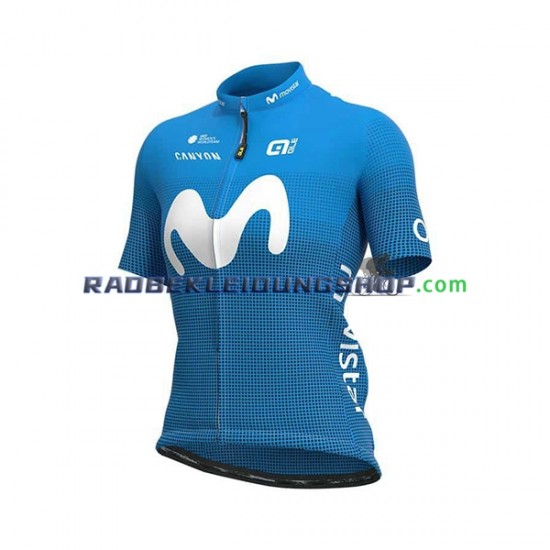 2021 Movistar Team Rennradtrikot Kurzarm Damen N001