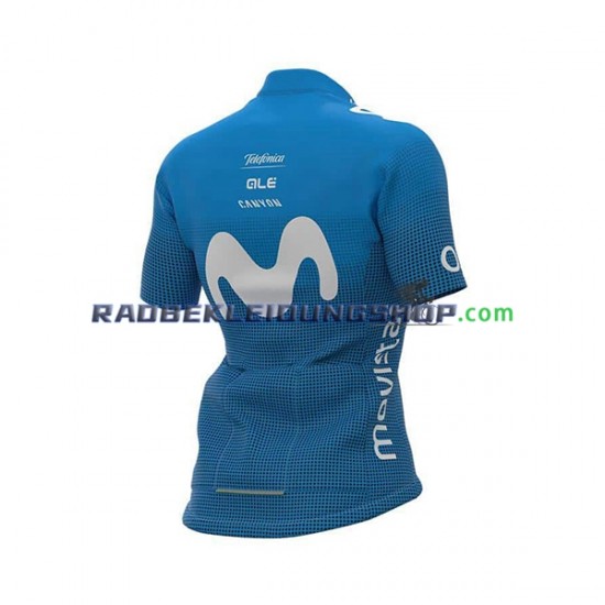 2021 Movistar Team Rennradtrikot Kurzarm Damen N001